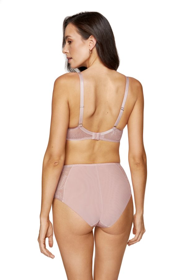 Gorteks Slip mit hohem Bund Modell Cate FW – Rosa – Ansicht 4