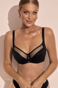Kinga Ungepolsterter Minimizer-BH Modell Carmen SC1169 195586 – Schwarz – Ansicht 1