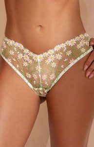 Kinga Brazilian-Slip Modell Summer Muse B1258 2 – Weiß/Grün – Ansicht 4