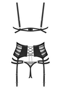 Obsessive 3-teiliges Ouvert-Set Modell Lune Bellis 198046 – Schwarz – Ansicht 6