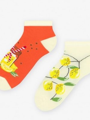Herren-Knöchelsocken 035, ungleiche Muster – MORE