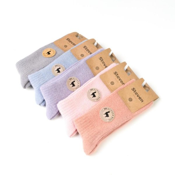 Damensocken 044 mit 50 % Alpakawolle – STEVEN – Ansicht 12