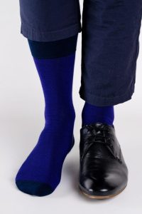 Gemusterte Herren-Bambussocken – REGINA SOCKS – Ansicht 7