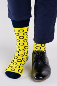 Gemusterte Herren-Bambussocken – REGINA SOCKS – Ansicht 12