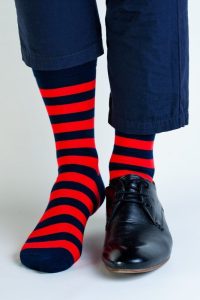 Gemusterte Herren-Bambussocken – REGINA SOCKS – Ansicht 13