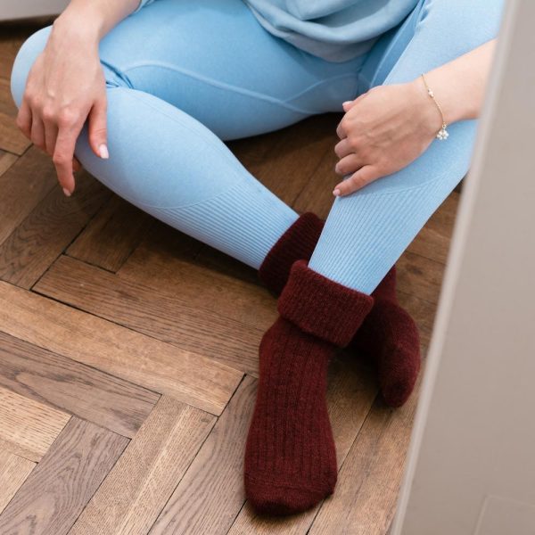 Damensocken 044 mit 50 % Alpakawolle – STEVEN – Ansicht 16