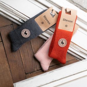 Damensocken 044 mit 50 % Alpakawolle – STEVEN – Ansicht 18