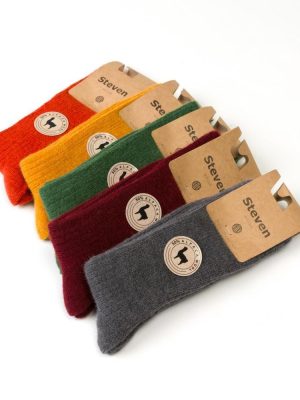 Herrensocken 044 mit 50 % Alpakawolle – STEVEN