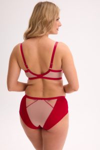 Teilgepolsterter BH Aina BSO 1273 – Rot/Mokka – GAIA – Ansicht 2