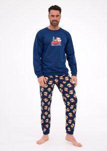 Herren-Pyjama 115 290 Teddy 2, Langarm – CORNETTE