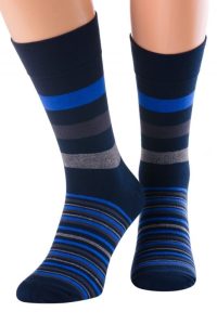 Gemusterte Herren-Bambussocken – REGINA SOCKS – Ansicht 22