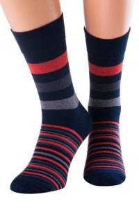 Gemusterte Herren-Bambussocken – REGINA SOCKS – Ansicht 23
