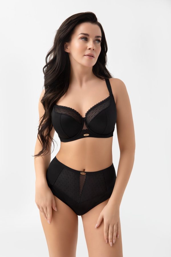 Slip Dotti F021 – Schwarz – GORSENIA – Ansicht 2