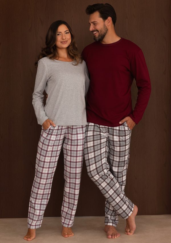 Herren-Pyjama 6006, Langarm – REGINA – Ansicht 4