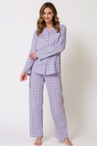 Damen-Pyjama Lila 1782 – LEVEZA – Ansicht 4