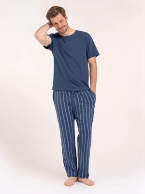 Herren-Pyjama PDM3600 009, Kurzarm – MORAJ