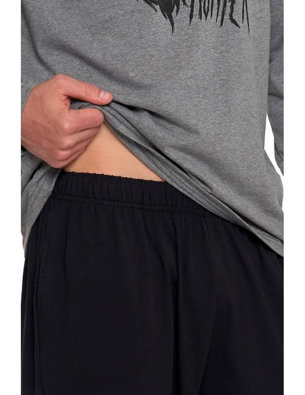 Herren-Pyjama PDM5300 013, Langarm – MORAJ – Ansicht 5