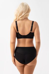 Teilgepolsterter BH Dotti G021 – Schwarz – GORSENIA – Ansicht 4