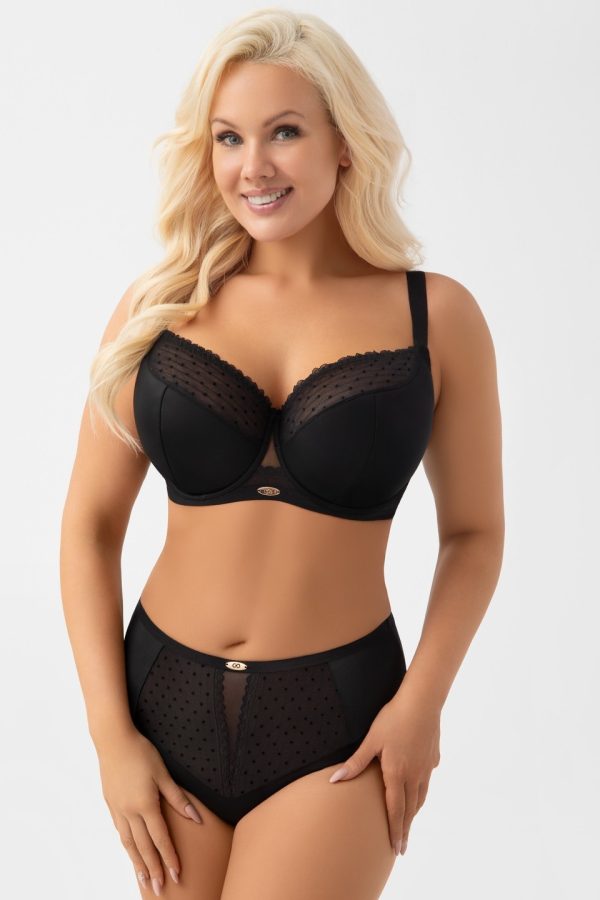 Teilgepolsterter BH Dotti G021 – Schwarz – GORSENIA – Ansicht 5