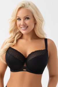 Teilgepolsterter BH Dotti G021 – Schwarz – GORSENIA