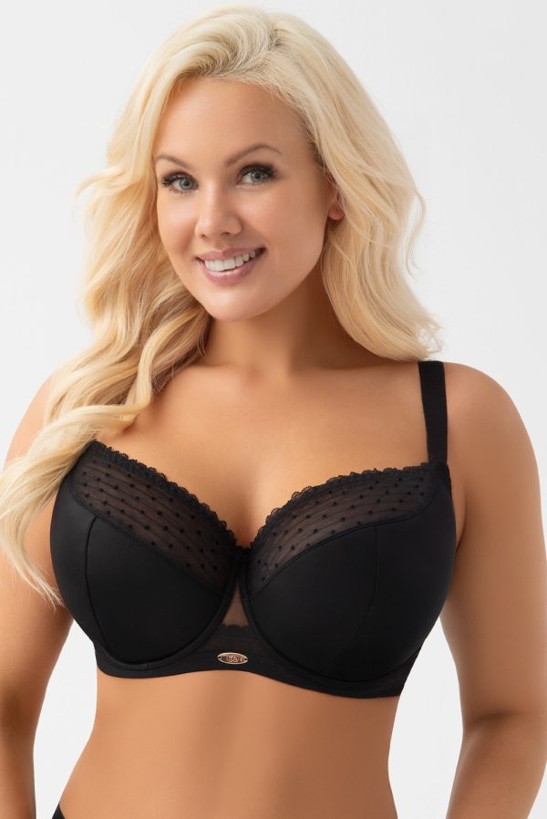 Teilgepolsterter BH Dotti G021 – Schwarz – GORSENIA