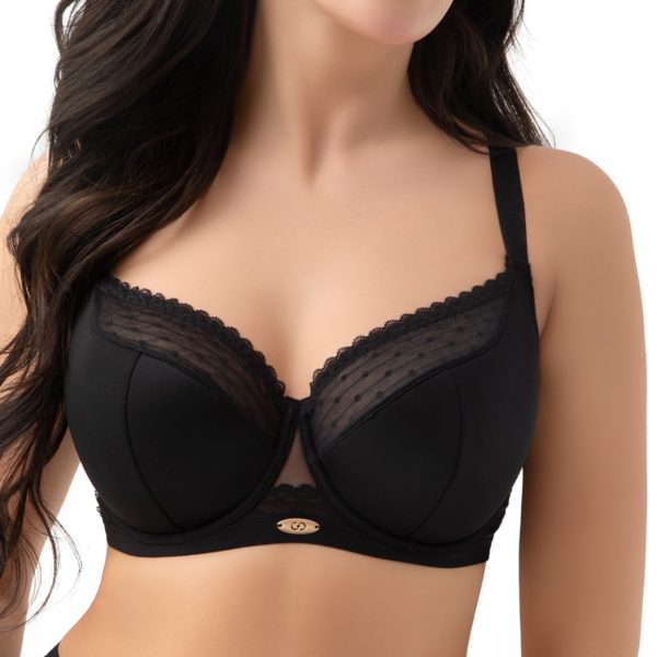 Teilgepolsterter BH Dotti G021 – Schwarz – GORSENIA – Ansicht 9