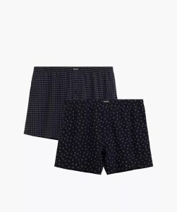 Herren-Boxershorts 2MBX 095, lockere Passform, 2er-Pack – ATLANTIC