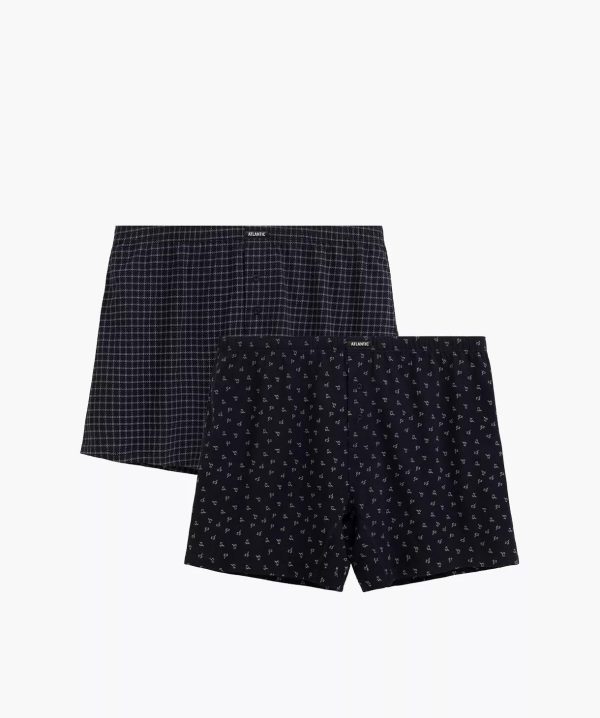 Herren-Boxershorts 2MBX 095, lockere Passform, 2er-Pack – ATLANTIC