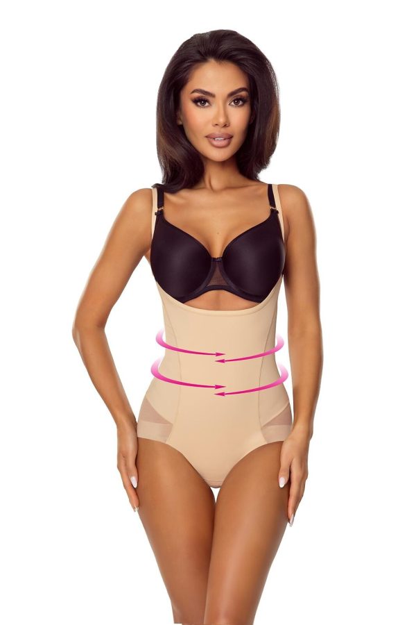 Formender Unterbrust-Body Ofelia 7006 – Beige – Ansicht 3