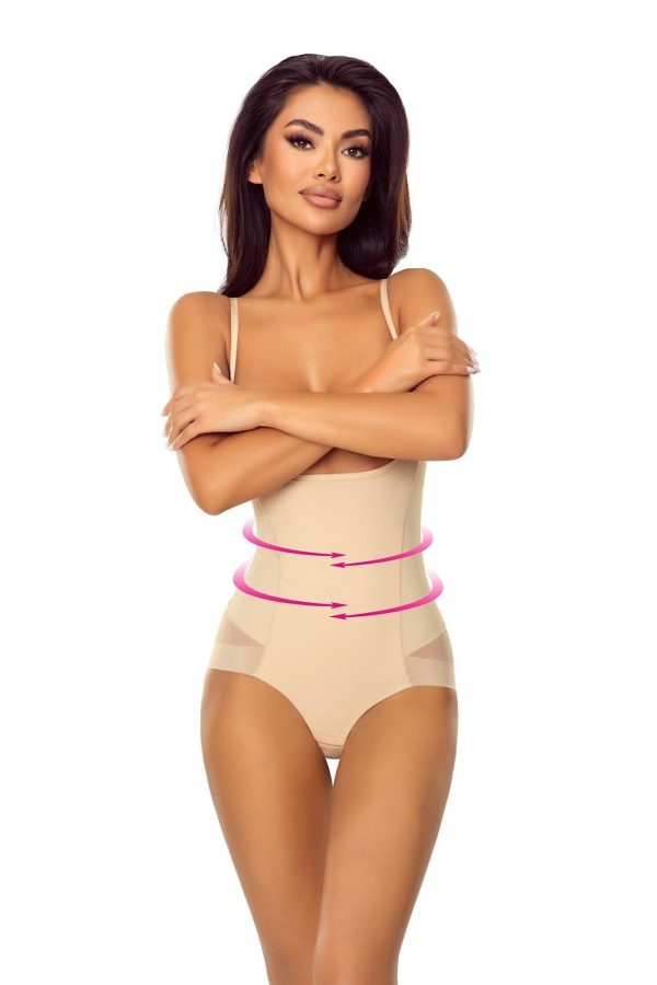 Formender Unterbrust-Body Ofelia 7006 – Beige – Ansicht 1